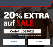 20% Extra-Rabatt auf alle bereits reduzierten Artikel im Sale bei Jeans Direct