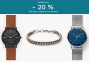 20% Extra-Rabatt auf alle bereits reduzierten Artikel im Sale bei Skagen