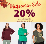 20% Extra-Rabatt auf alle bereits reduzierten Sale Artikel bei Sheego