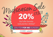 20% Extra-Rabatt auf alle bereits reduzierten Sale Artikel im Sheego Shop
