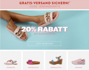 20% Extra-Rabatt auf alle Damen Schuhe + gratis Versand bei Mirapodo