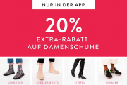 20% Extra-Rabatt auf alle Damen-Schuhe in der App bei Mirapodo