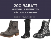 20% Extra-Rabatt auf alle Damen und Herren Stiefel im Mirapodo Shop
