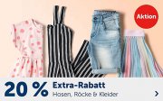 20% Extra-Rabatt auf alle Hosen, R&ouml;cke und Kleider f&uuml;r Kids bei MyToys