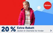 20% Extra-Rabatt auf alle Jacken und Oberteile f&uuml;r Kids bei MyToys