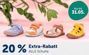 20% Extra-Rabatt auf alle Kinderschuhe im MyToys Shop