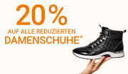 20% Extra-Rabatt auf alle reduzierten Damenschuhe bei Gebr&uuml;der G&ouml;tz