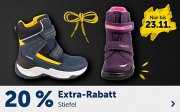 20% Extra-Rabatt auf alle Stiefel f&uuml;r Kids im MyToys Shop