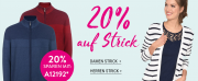 20% Extra-Rabatt auf alle Strickwaren im Adler Shop