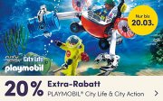 20% Extra-Rabatt auf alles von PLAYMOBIL City Life & City Action bei MyToys