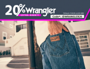 20% Extra-Rabatt auf ALLES von Wrangler bei Jeans Direct
