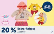 20% Extra-Rabatt auf Baby Born & Baby Annabell im MyToys Shop
