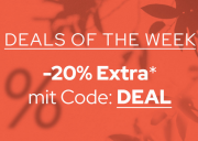 20% Extra-Rabatt auf ausgesuchte Styles f&uuml;r Damen und Herren bei Dress For Less