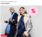 20% Extra-Rabatt auf ausgew&auml;hlte Mode f&uuml;r Damen, Herren und Kinder bei Otto