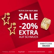 20% Extra-Rabatt auf ausgew&auml;hlte Schmuck-Highlights bei Christ