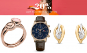 20% Extra-Rabatt auf ausgew&auml;hlte Uhren & Schmuck im Valmano Shop