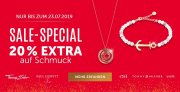 20% Extra-Rabatt auf ausgew&auml;hlten bereits reduzierten Schmuck im Christ Shop