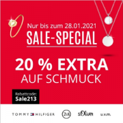 20% Extra-Rabatt auf ausgew&auml;hlten Schmuck bei Christ