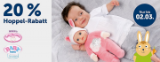 20% Extra-Rabatt auf BABY born for Babies & Baby Annabell Newborn im MyToys Shop