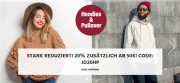 20% Extra-Rabatt auf bereits reduzierte Hoodies & Pullover im Jeans Direct Shop