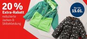 20% Extra-Rabatt auf bereits reduzierte Jacken, M&auml;ntel & Skibekleidung im MyToys Shop