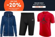 20% Extra-Rabatt auf bereits reduzierte Kleidung bei SportScheck