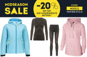 20% Extra-Rabatt auf bereits reduzierte Kleidung und Schuhe bei SportScheck