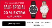 20% Extra-Rabatt auf bereits reduzierte Uhren im Sale im Christ Shop