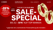 20% Extra-Rabatt auf bereits reduzierte Uhren und Schmuckst&uuml;cke + kostenfreier Versand bei Christ