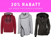 20% Extra-Rabatt auf das komplette Damen und Herren Modesortiment mit 160.000 Artikel bei Mirapodo