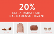 20% Extra-Rabatt auf das komplette Damensortiment mit &uuml;ber 160.000 Artikel bei Mirapodo