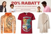 20% Extra-Rabatt auf das komplette Modesortiment mit 248.000 Artikel bei Mirapodo