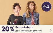 20% Extra-Rabatt auf Jeans-Mode und Langarmshirts f&uuml;r Kids bei MyToys