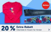20% Extra-Rabatt auf Oberteile und Hosen f&uuml;r Kinder bei MyToys