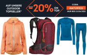 20% Extra-Rabatt auf Outdoor Topseller bei SportScheck