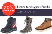 20% Extra-Rabatt auf Schuhe und Taschen f&uuml;r Damen, Herren und Kinder im Mirapodo Shop