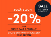 20% Extra-Rabatt auf Super Sale Specials bei SportScheck