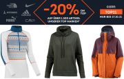 20% Extra-Rabatt auf &uuml;ber 1.500 Top Marken Artikel bei SportScheck