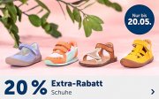20% Extra-Rabatt auf &uuml;ber 13.000 Kinderschuhe im MyToys Shop
