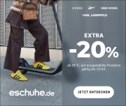 20% Extra-Rabatt auf &uuml;ber 20.700 ausgew&auml;hlte Schuhe und Taschen bei eSchuhe