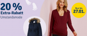 20% Extra-Rabatt auf Umstandsmode im MyToys Shop