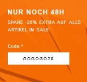 20% EXTRA Rabatt bei Zalando im Sale