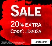 20% Extra-Rabatt On Top auf alle bereits reduzierten Artikel im Sale bei Jeans Direct