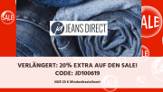 20% Extra-Rabatt On Top auf alle Sale-Artikel im Jeans Direct Shop