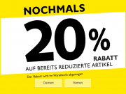 20% Extra-Rabatt On Top auf alle Sale-Artikel im Jeans Fritz Shop