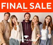 20% Extra-Rabatt On Top auf alles im Final Sale bei Tom Tailor