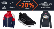 20% Extra-Rabatt On Top auf ausgew&auml;hlte Markentopseller im SportScheck Shop