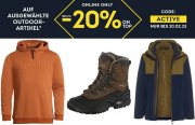20% Extra-Rabatt On Top auf ausgew&auml;hlte Outdoor-Artikel bei SportScheck