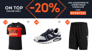 20% Extra-Rabatt On Top auf ausgew&auml;hlte Streetwear Topseller im SportScheck Shop