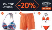 20% Extra-Rabatt On Top auf Bade & Beach Highlights im SportScheck Shop